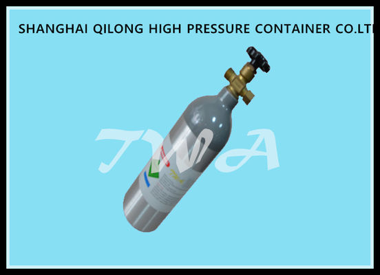 China Alumínio médica oxigênio cilindro pressão 2,5 L tanque de oxigênio da respiração fornecedor