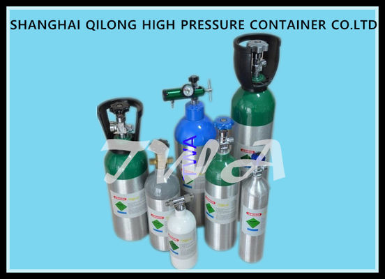 China cilindro de gás 2.5L de alumínio de alta pressão L tanque de oxigênio médico fornecedor
