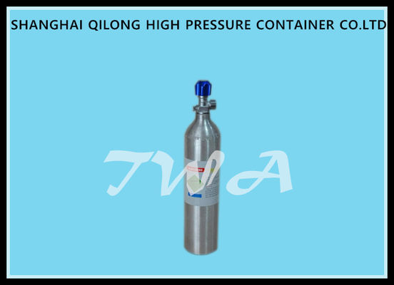 China cilindro de gás de alumínio de alta pressão da segurança do cilindro de gás do PONTO 0.7L para a bebida do CO2 do uso fornecedor