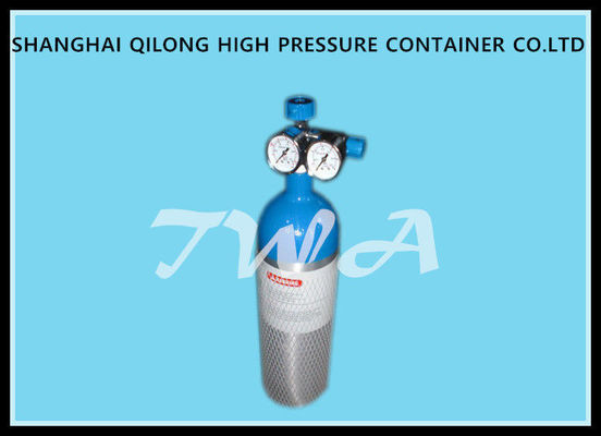 China diâmetro de alumínio do cilindro de gás 111.2mm do PONTO da bebida do CO2 1.68L fornecedor