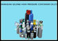 tanques do cilindro de gás do argônio 13.4L, cilindros padrão do argônio do aço ISO9809 sem emenda fornecedor