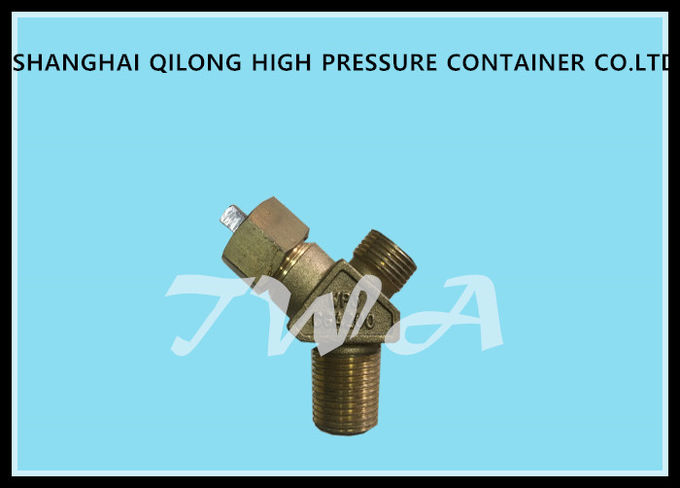 Válvula de escape de pressão ajustável CGA200 das válvulas de bronze do cilindro de oxigênio