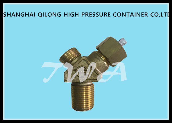Válvula de escape de pressão ajustável CGA200 das válvulas de bronze do cilindro de oxigênio