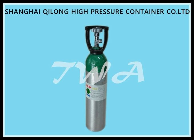 Ligue o cilindro de gás de alumínio de alta pressão da segurança do cilindro de gás 20L do cilindro de alumínio para o uso médico