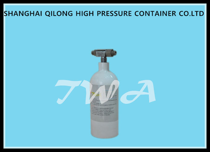 cilindro de gás de alumínio de alta pressão da segurança do cilindro de gás do PONTO 0.7L para a bebida do CO2 do uso