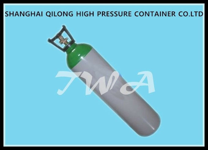 cilindro de gás hidráulico do oxigênio 8L de alumínio/garrafas de gás de alta pressão